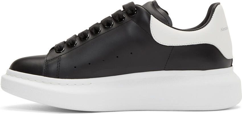Alexander McQueen Black  White Oversized Sneakers - Picture 2