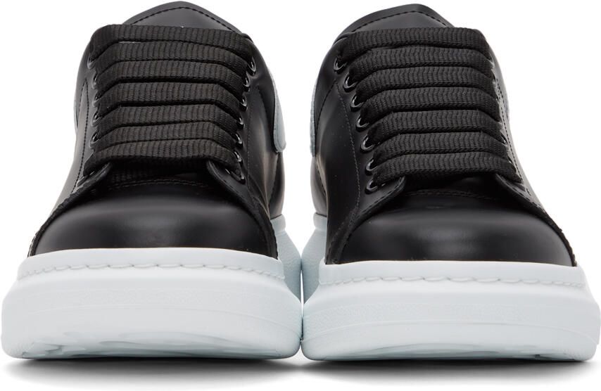 Alexander McQueen Black  White Oversized Sneakers - Picture 5
