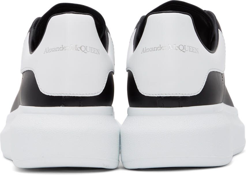 Alexander McQueen Black  White Oversized Sneakers - Picture 2