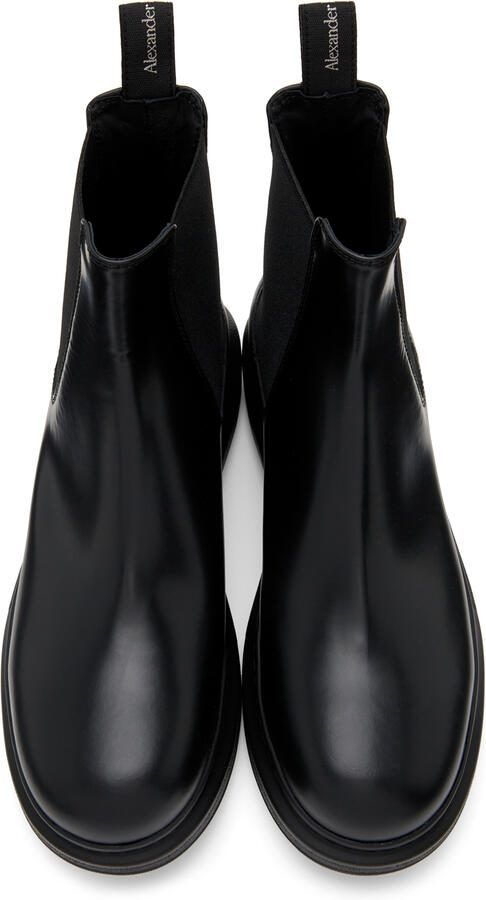 Alexander McQueen Black Hybrid Chelsea Boots - Picture 4