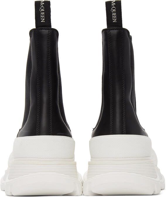 Alexander McQueen Black Tread Slick Chelsea Boots - Picture 4