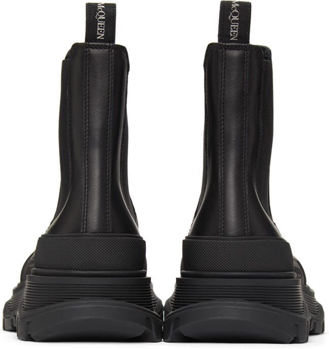 Alexander McQueen Black Tread Slick Chelsea Boots - Picture 4