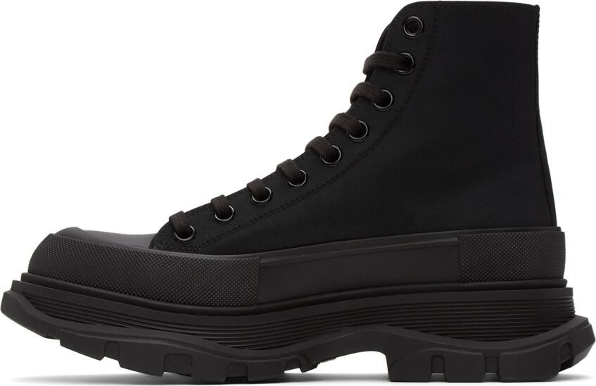 Alexander McQueen Black Tread Slick High Sneakers - Picture 2