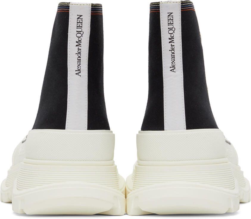 Alexander McQueen Black Tread Slick High Sneakers