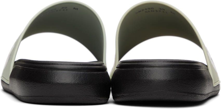 Alexander McQueen Green Graffiti Sandals