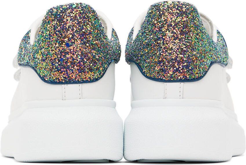 Alexander McQueen Kids White Oversized Disco Sneakers