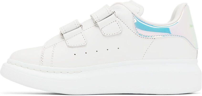Alexander McQueen Kids White Oversized Sneakers - Picture 3