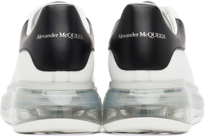 Alexander McQueen White  Black Oversized Sneakers
