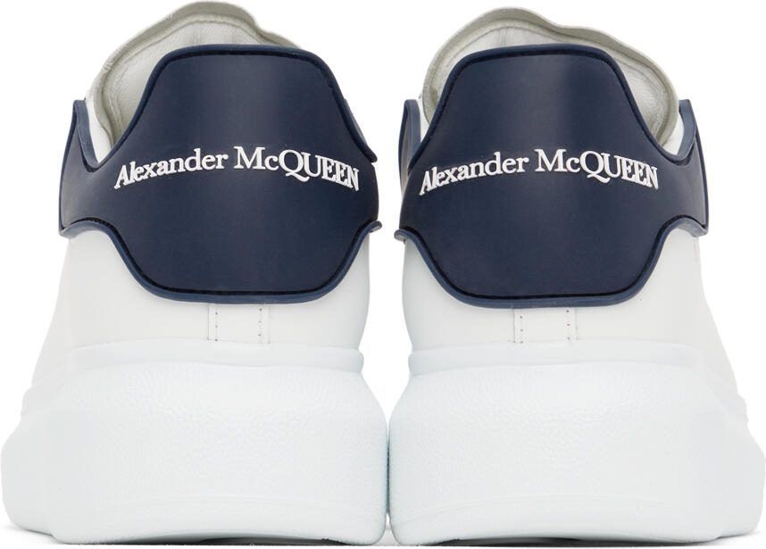 Alexander McQueen White  Black Oversized Sneakers - Picture 2