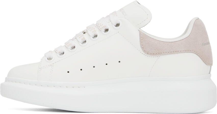 Alexander McQueen White  Pink Oversized Sneakers - Picture 3