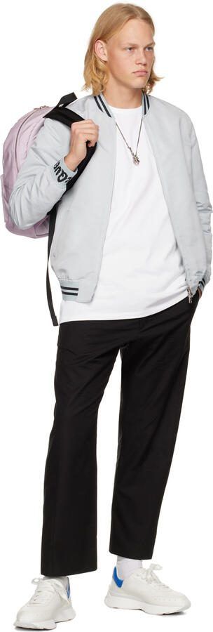 Alexander McQueen White Leather Sneakers - Picture 4