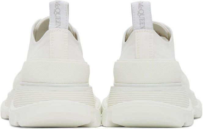 Alexander McQueen White Tread Slick Platform Low Sneakers - Picture 4