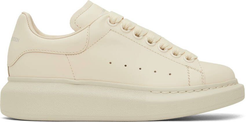 Alexander McQueen Beige Oversized Sneakers - Picture 5