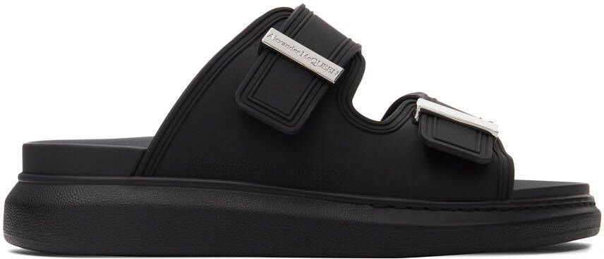 Alexander McQueen Black Hybrid Sandals - Picture 5
