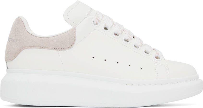Alexander McQueen White  Pink Oversized Sneakers - Picture 5