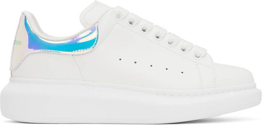 Alexander McQueen White Oversized Sneakers - Picture 5