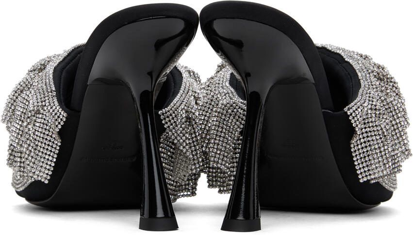 Alexander Wang Black Nala 105 Ruffle Heeled Sandals - Picture 2