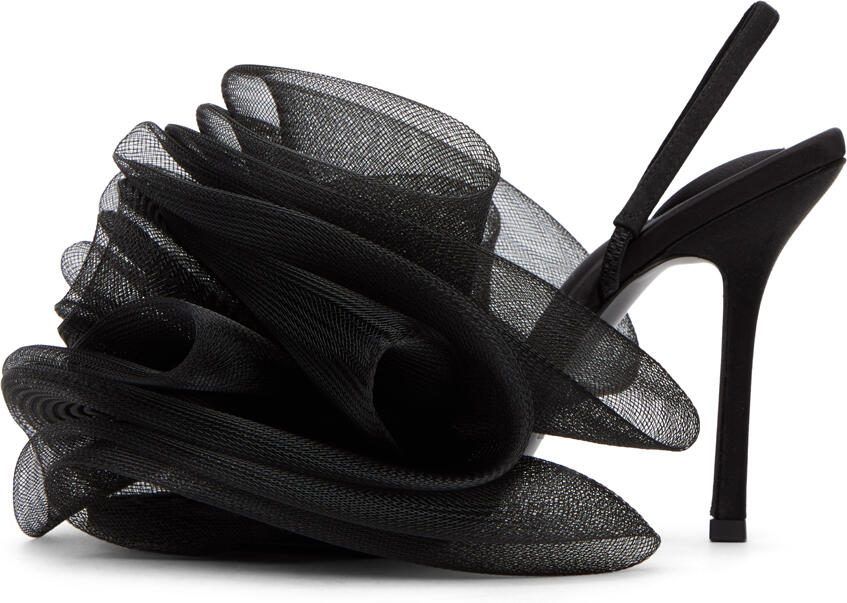 Alexander Wang Black Pom 105 Heels