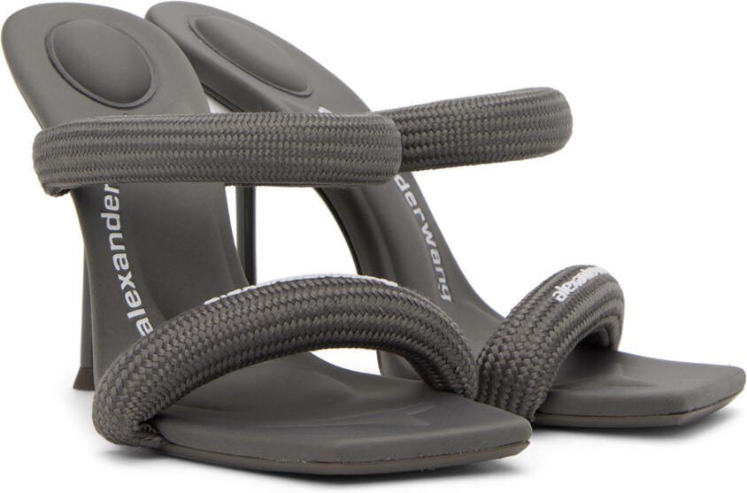 Alexander Wang Gray Julie Tubular Sandal - Picture 2