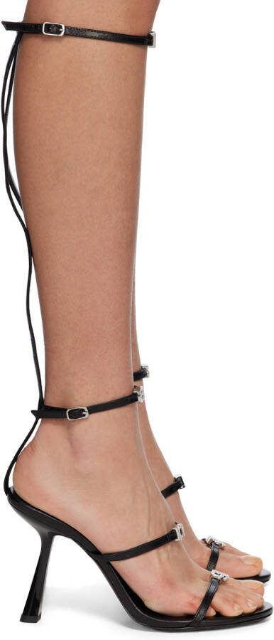 Alexander Wang Black Nala 105 Heeled Sandals - Picture 5