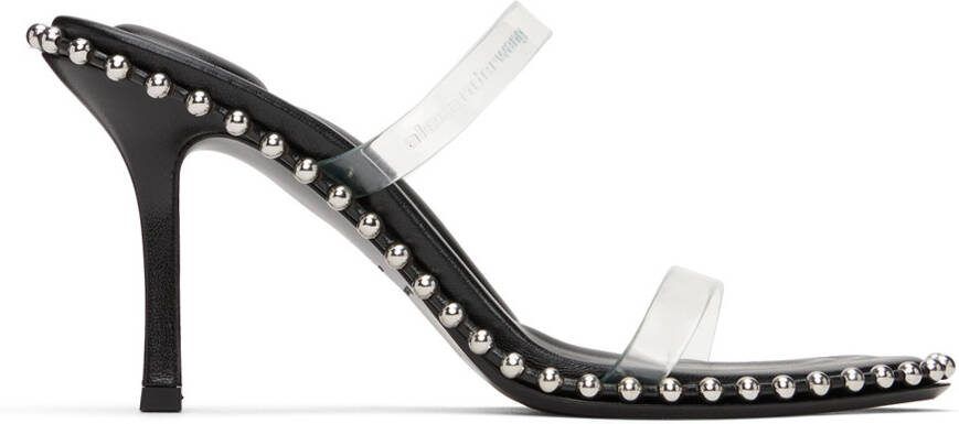 Alexander Wang Black Nova 85 Heeled Sandals - Picture 5
