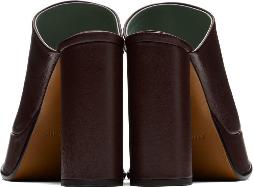 AMBUSH Brown Platform Mules
