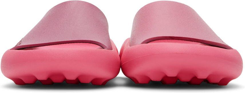 AMBUSH Pink Logo Flat Sandals - Picture 3