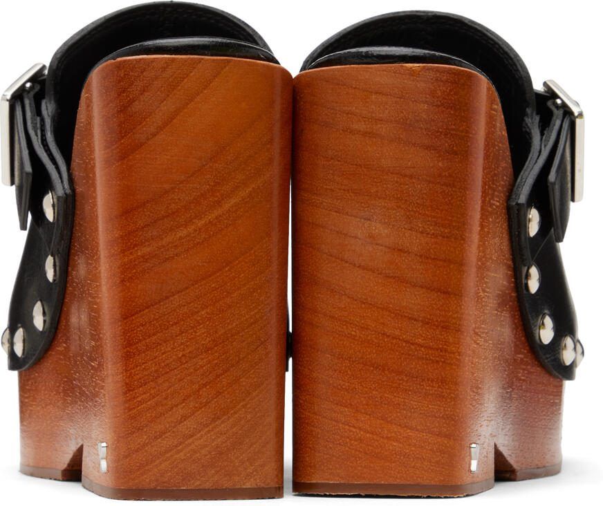 AMI Alexandre Mattiussi Black Close Toe Clogs - Picture 5