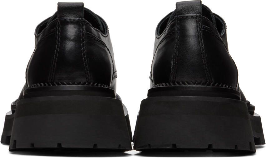 AMI Alexandre Mattiussi Black Round-Toe Derbys