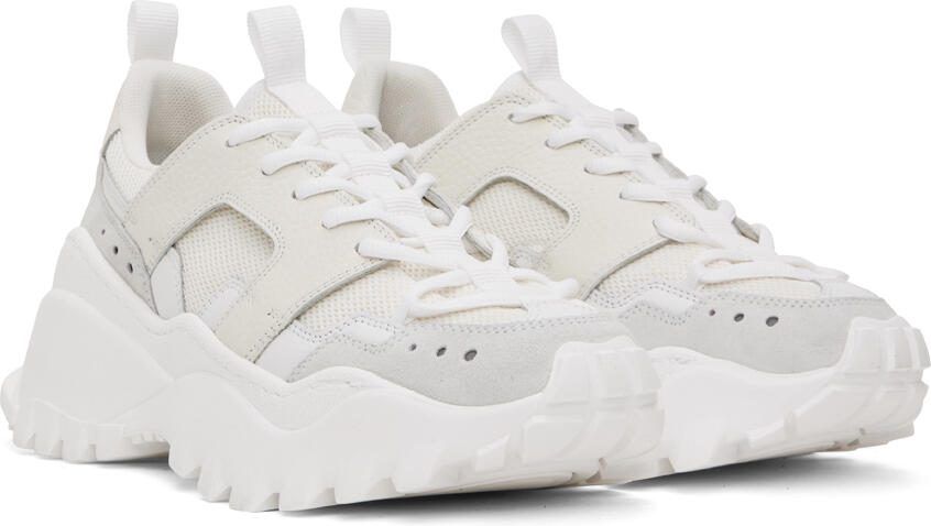 AMI Alexandre Mattiussi White Lucky 9 Sneakers - Picture 2
