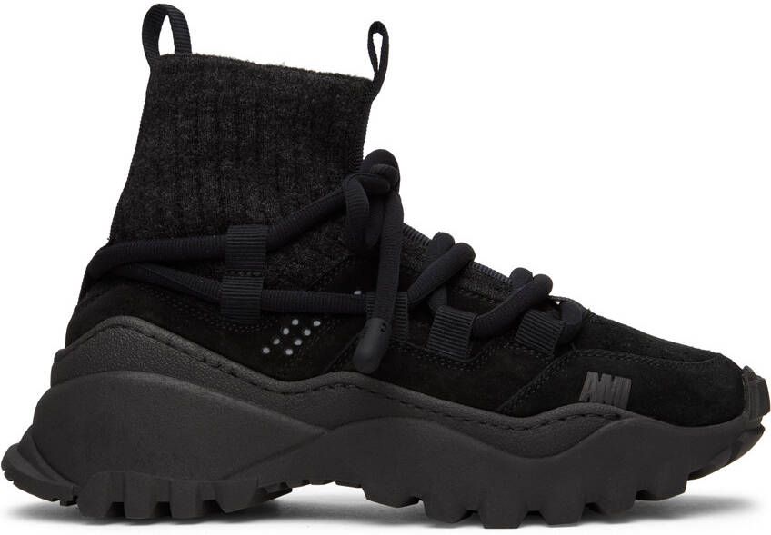 AMI Alexandre Mattiussi Black Otto Sneakers - Picture 5