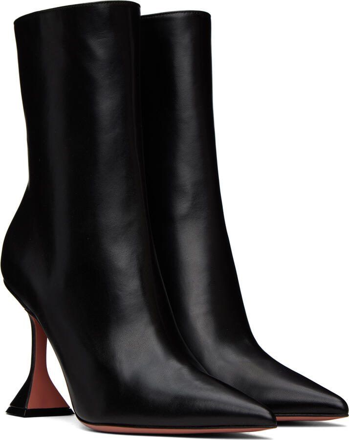 Amina Muaddi Black Georgia Boots - Picture 2