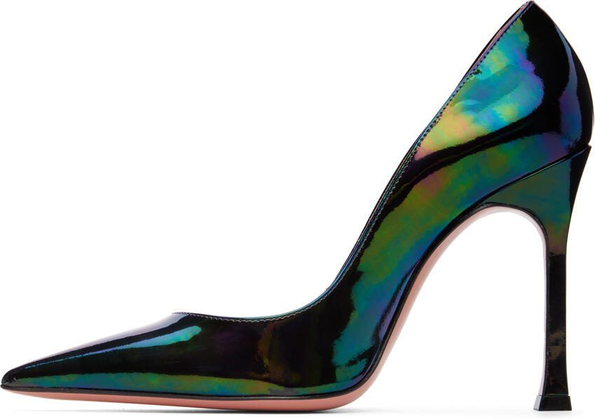 Amina Muaddi Multicolor Sharon Pump Heels - Picture 3