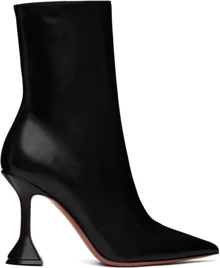 Amina Muaddi Black Georgia Boots - Picture 4