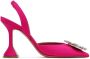 Amina Muaddi Black Begum Heels - Thumbnail 1