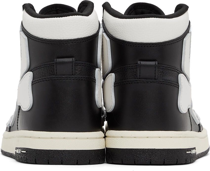 AMIRI Black  White Skel Top Hi Sneakers