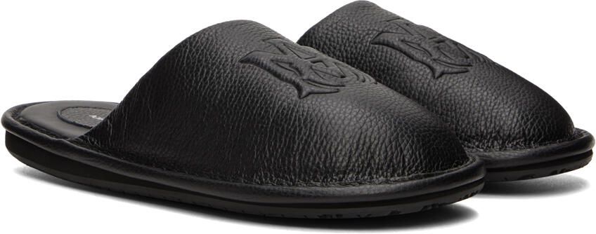 AMIRI Black  White Stadium Mid Sneakers - Picture 5