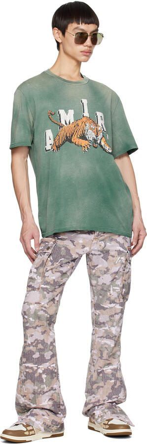AMIRI Brown  Off-White Skel Top Low Sneakers - Picture 4