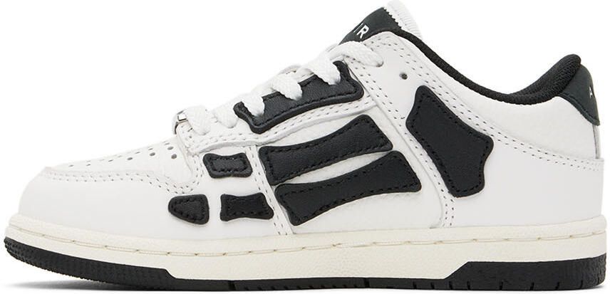 AMIRI Kids Black  White Skel Sneakers - Picture 3