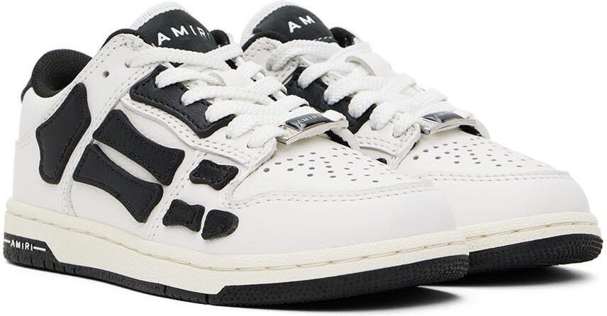 AMIRI Kids Black  White Skel Sneakers - Picture 2
