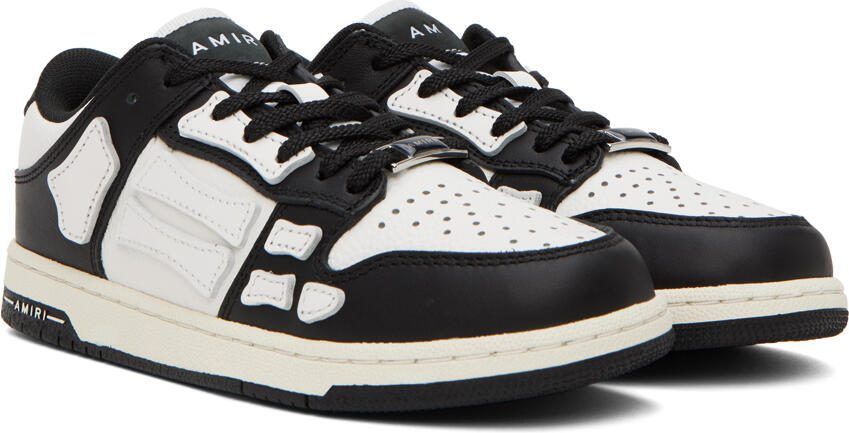 AMIRI Kids Black  White Skel Sneakers - Picture 2