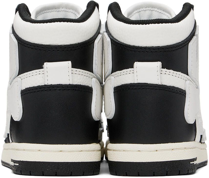AMIRI Kids Black  White Skel-Top Sneakers