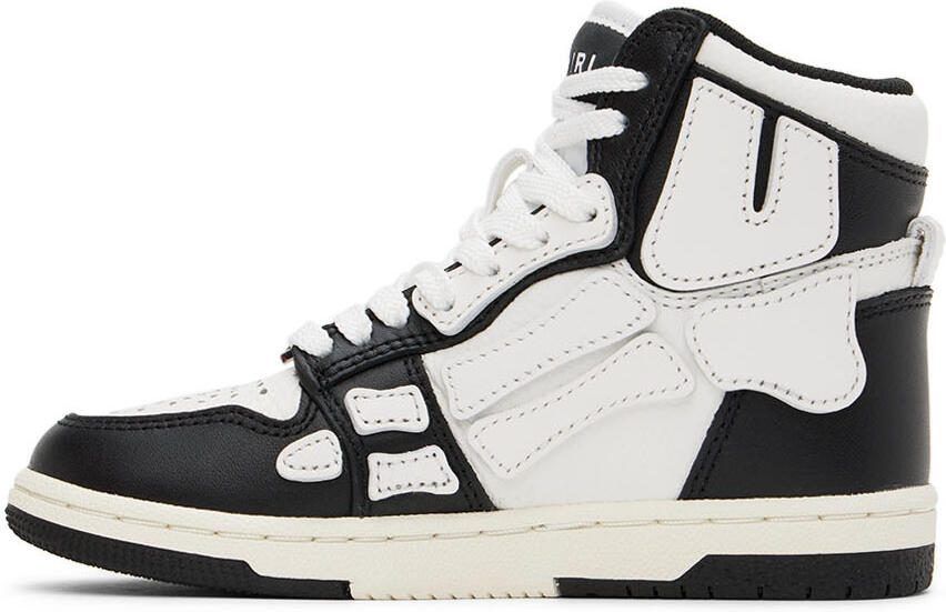 AMIRI Kids Black  White Skel-Top Sneakers - Picture 3