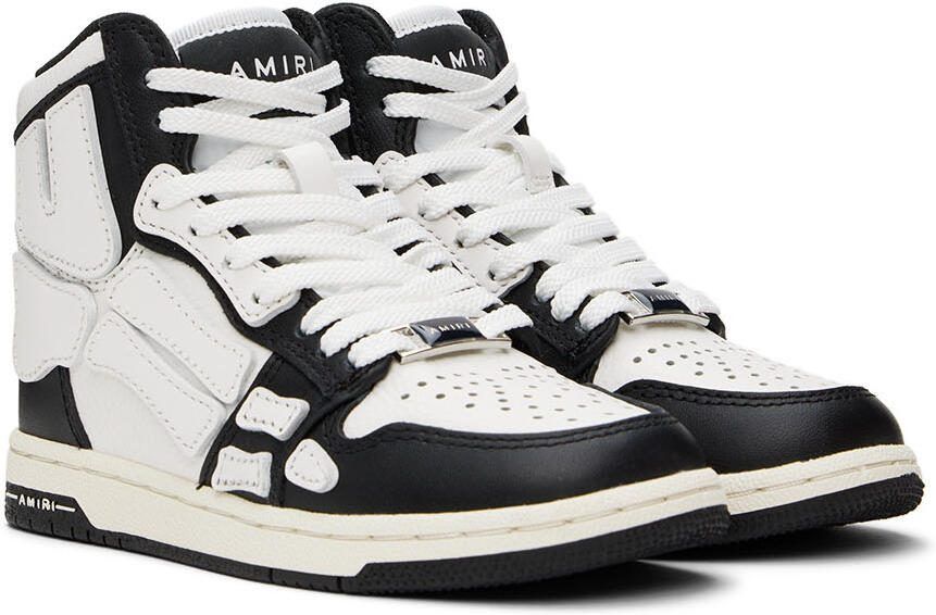 AMIRI Kids Black  White Skel-Top Sneakers - Picture 2