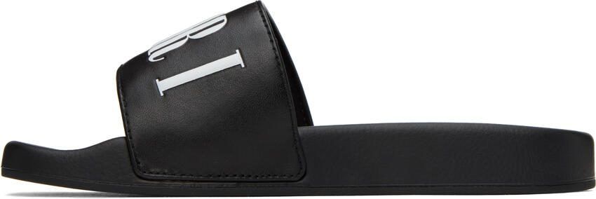 AMIRI Kids Black Logo Pool Slides - Picture 3