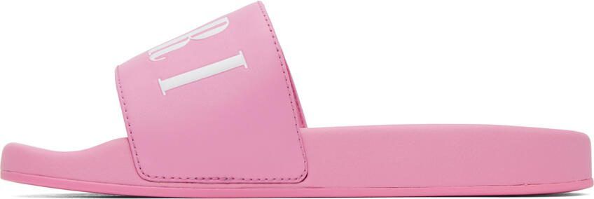 AMIRI Kids Pink Logo Pool Slides - Picture 3