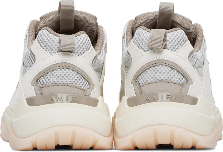AMIRI Off-White  Gray Bone Runner Sneakers