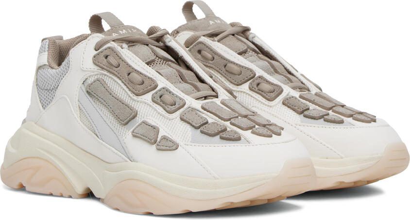 AMIRI Off-White  Gray Bone Runner Sneakers - Picture 2