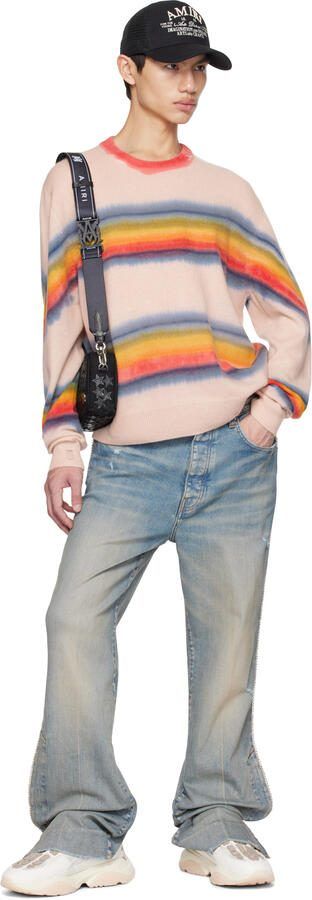 AMIRI Off-White  Gray Bone Runner Sneakers - Picture 4