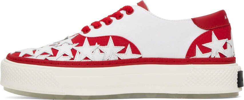 AMIRI Red  White Stars Court Sneakers - Picture 3